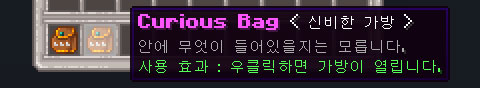 신비한 가방 신비한 가방